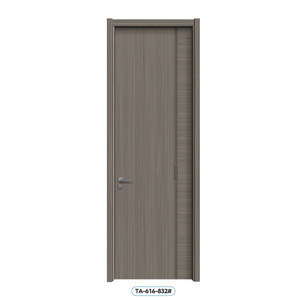 Puertas Interiores de Madera Sólida en Acabados Natural, Gris y Marrón Oscuro, Diseño Tradicional con Aislamiento Acústico, Operación Manual - Product Image 5