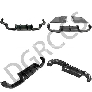 For M2 F87 Carbon Fiber Spoiler Front Lip Rear Diffuser <b>Mirror</b> Shark Fin Side Skirts - Product Image 4