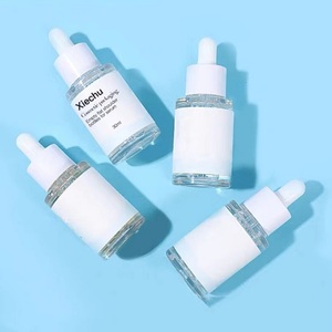 Luxury Frosted clear <b>Glass</b> Skincare <b>Packaging</b> 30ml 40ml 50ml 60ml 80ml Cosmetics Containers <b>Glass</b> Lotion Bottle With Droppe Pump - Product Image 2