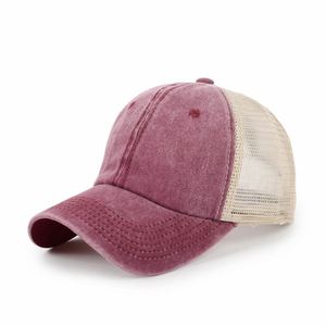 Gorra de béisbol vintage con logotipo personalizado OEM de fábrica al por mayor, gorras de malla, gorra de béisbol lavada - Product Image 6