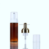 100ml 150ml 200ml PET emballage cosmétique personnalisé nettoyant mousse savon visage mat mousse plastique pompe bouteille conteneur pour le bronzage