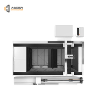 Machine de découpe laser à fibre CNC Dahang 3015 haute performance à prix abordable pour tôles et tubes métalliques