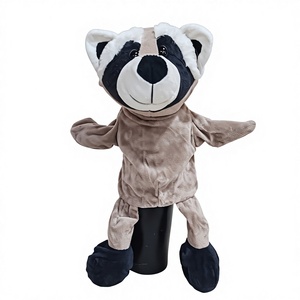 Marionette a Mano di Animali in Peluche, Giocattoli Interattivi Genitore-Figlio per Racconti nella Scuola Materna con Bocca Apribile, 30-35cm - Product Image 6
