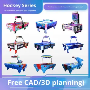 Máquina de Juego de Air Hockey Operada con Monedas, con Construcción de Metal y Plástico, para Dos Jugadores, Uso en Arcade - Product Image 5