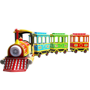 Juego <span class=keywords><strong>de</strong></span> <span class=keywords><strong>tren</strong></span> eléctrico grande personalizado para adultos, vagón <span class=keywords><strong>de</strong></span> <span class=keywords><strong>Tren</strong></span> Eléctrico estilo locomotora para parque <span class=keywords><strong>de</strong></span> atracciones y atracción turística - Product Image 6