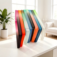 Étuis de protection antichoc en TPU à paillettes multicolores pour cartes de crédit avec blocage RFID, sans support multifonctionnel