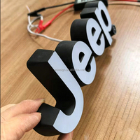 Mini-lettres en acrylique, lettres 3D éclairées par LED, signalétique de devanture, personnalisation de logo, étanches pour l'extérieur