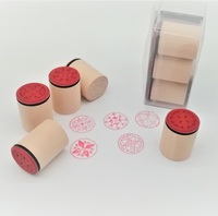 Nouveau design : Kit de tampons en bois DIY pour enfants avec dessins animés, son personnalisé et certifié CE