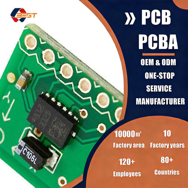 Oem Provide Gerber and BOM Files PCBA Service One Stop Product Assembly Factory Printed Circuit Boards Custom Pcb Manufacturer