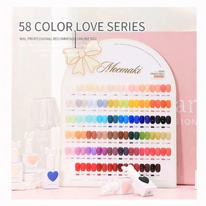 ชุดยาทาเล็บเจลวีแกน Mocmaki แบบขวดรูปหัวใจ สำหรับขายส่งแบบติดฉลากส่วนตัว - Product Image 5