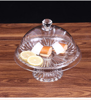 Cloche alimentaire transparente incassable de 12 pouces en PC, grande cloche de présentation anti-poussière pour gâteaux de mariage, desserts, buffets et usage commercial