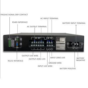 เครื่องแปลงไฟฟ้า Bwitt Professional Telecom Power 5000W DC48V เป็น AC110V 5kva พร้อมระบบป้องกันไฟกระชาก 50A - Product Image 3