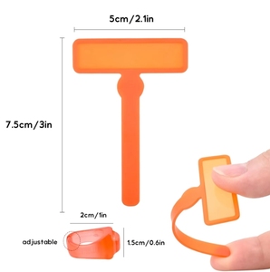 Herramientas para la Dislexia para Niños, Tiras de Lectura Guiadas por el Dedo con Anillos para los Dedos, Marcadores de Lectura con Resaltador - Product Image 1