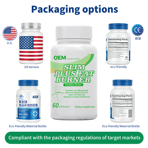 Cápsulas Adelgazantes Slim Plus al por Mayor, OEM, Quemagrasas, Control de Peso, Adelgazamiento Rápido, 100% a Base de Plantas, Cumple con las Normas de la UE - Product Image 4