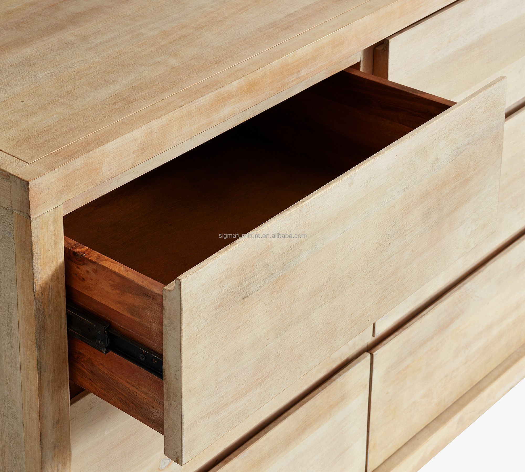 Luxury living room modern storage box closet wooden dresser 9-drawers cupboard for bedroom