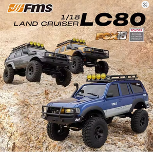 รถบังคับวิทยุแบบ RTR ขนาด 1/18 รุ่น Rock Crawler 4x4 ขับเคลื่อนด้วยไฟฟ้า สำหรับวิ่งออฟโรด รถ SUV จำลองแบบคลาสสิก ของเล่นสะสม - Product Image 3