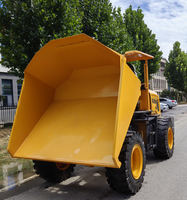 Camion benne compact HAIJU HJD50 5 tonnes 4x4, mini-dumper avec moteur Yunnei en option, Yuchai Cummins, faible entretien, vente chaude