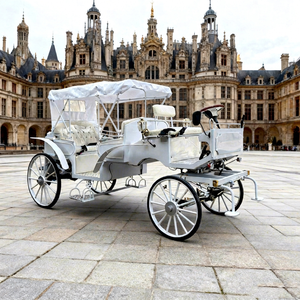 รถม้าไฟฟ้าสุดหรู XCEGO 2026 สี่ล้อ สำหรับงานแต่งงาน ท่องเที่ยว คริสต์มาส ผลิตที่เหอหนาน มีขายแล้ว - Product Image 1
