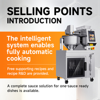 Robot de cuisine intelligent multifonctionnel AI Chef pour restaurants et cuisines domestiques, prend en charge la cuisson entièrement automatique et la friture
