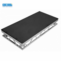 Plate-forme de scène portable pour événement de concert intérieur extérieur cadre de scène en aluminium structure en treillis