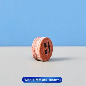 Embouts de queue de billard NILI 11mm-14mm, cuir <span class=keywords><strong>multicouche</strong></span> haute élasticité, pour billard et snooker, emballage en boîte plastique - Product Image 6