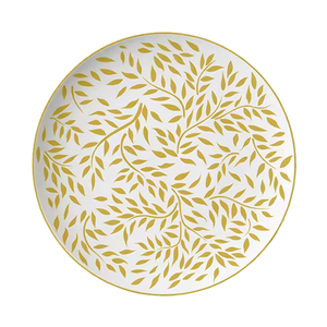 Vajilla Amarilla con Diseño de Hojas, Juego de Platos para Bodas, Platos de Porcelana, Vajilla Fina de Fábrica - Product Image 2