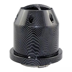 กรองอากาศคาร์บอนไฟเบอร์ทรงเห็ด 76 มม. วัสดุ ABS สำหรับอัพเกรดรถยนต์ - Product Image 1