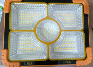 ไฟฉุกเฉินแบบชาร์จไฟได้ LED 400W USB พลังงานแสงอาทิตย์ในตัว DC5V-6V ABS แบตเตอรี่ลิเธียม 3x1200mAh - Product Image 3