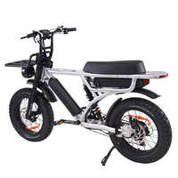 Vélo électrique FatBike Bagus à double batterie, double suspension, pneus larges de 20 pouces, longue autonomie, moteur 1000W