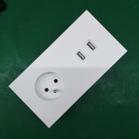 Thermostat mural intelligent WiFi Eastkame à panneau tactile monopolaire avec 4 prises pour systèmes GVS/HDL EIB/KNX