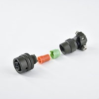 Connecteur circulaire femelle à baïonnette 3 broches en alliage d'aluminium RSHK American Standard MS3116F-8-33S, indice de protection IP67, pour l'aérospatiale
