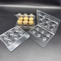 Vente en gros d'usine, barquettes en plastique transparent PET personnalisées, thermoformage, boîtes d'emballage pour gâteaux au chocolat, aliments, crème, sucre, stockage