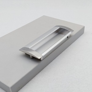 Tirador de cajón empotrado de aleación de aluminio, moderno, rectangular, mecanizado por CNC, herrajes duraderos para gabinetes - Product Image 4