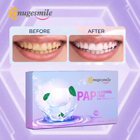 Bandes blanchissantes pour les dents Onugesmile sans peroxyde, patchs blanchissants pour les dents, produits efficaces pour blanchir les dents