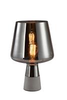 Lampes de table en verre et ciment gris, style nordique créatif moderne et simple, pour salon, chambre, jardin, chevet, bureau