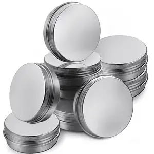 Tin Can 100g 30g 50g 100g Screw Top Metal Containers Aluminum Tin Can With Lids Aluminum Jar
