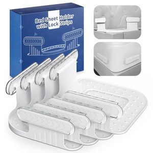 <b>Bed</b> Lock <b>Sheet</b> Holders New Upgrade Keep Firm Tight <b>Bed</b> Fitted <b>Sheet</b> Holder for Corners Mattress <b>Sheet</b> Holder Strap - Product Image 1