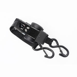 สายรัดวงล้อแบบพับเก็บได้สำหรับ10FT 1in สายรัดสินค้าแบบยืดหดได้พร้อมตะขอรูปตัวเอสเคลือบ PVC - Product Image 6