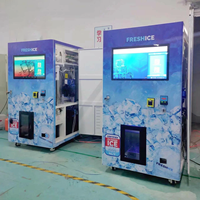 Machine automatique de fabrication et de vente d'eau purifiée et de glace, système intégré multifonctionnel de vente de glace