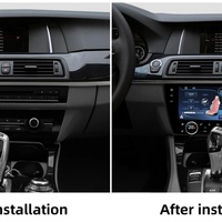 Écran de climatisation NAVIRIDER pour BMW Série 5 F10/F11/F18 2010-2016, écran LCD tactile de commande vocale du climatiseur, 1920x720 Linux