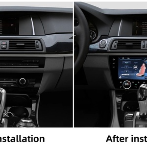 หน้าจอแอร์ NAVIRIDER สำหรับรถยนต์ BMW ซีรีส์ 5 รุ่น F10/F11/F18 ปี 2010-2016 จอ LCD ควบคุมแอร์ด้วยเสียง พร้อมระบบสัมผัส ความละเอียด 1920x720 ระบบปฏิบัติการ Linux - Product Image 2