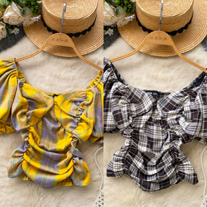 Nuova Camicetta Estiva 2026 da Donna in Chiffon Stile Coreano con Motivo Floreale, a Maniche Corte, Tessuta, Traspirante, Semplice, Casual, di Tendenza, un Successo! - Product Image 4