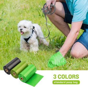 Venta caliente de alta calidad logotipo personalizado impreso biodegradable perrito bolsas de basura ecológicas bolsas de caca de perro al por mayor perro de plástico - Product Image 6
