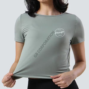 Camiseta lavada vintage de gran tamaño de alta calidad para mujer, estilo informal a la moda, talla grande, precio al por mayor de Bangladesh - Product Image 5