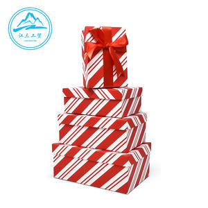 ชุดกล่องของขวัญของขวัญคริสต์มาสรูปหัวใจขนาดใหญ่กล่องใส่น้ำหอมเครื่องสำอางเทียนลิปสติกพร้อมริบบิ้นตามสั่ง - Product Image 1