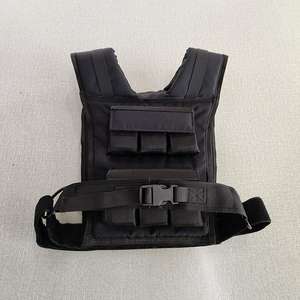 Chaleco con Peso Ajustable, Venta de Fábrica, Chaleco de Fitness con Placa de Acero, Bolsa de Arena con Plomo, Material de Nailon, Chaleco con Peso - Product Image 4