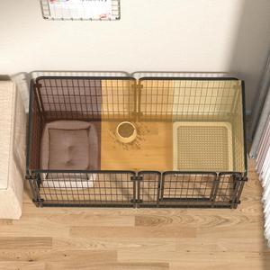 Sınır Ötesi Toptan Köpek Çiti İç Mekan Kaçış Önleyici Evcil Hayvan Kafesi OEM ODM Tedarikçisi Küçük Orta Boy Köpek İzolasyon Eğitim Tuvalet Kulübesi - Product Image 2