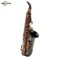 Saxofone alto saxofone azul 2021, saxofone de alta qualidade RSA-X7-III