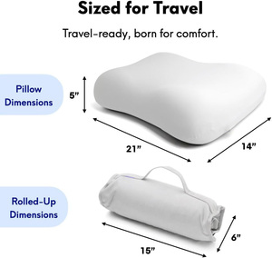 Cuscino per il collo in <span class=keywords><strong>Memory</strong></span> <span class=keywords><strong>Foam</strong></span> adatto per dormire cuscino portatile adatto per dormire sul lato e sul retro - Product Image 3