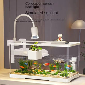 Fábrica al por mayor dormitorio escritorio pequeño acrílico acuario Betta Goldfish acuario pecera acuario - Product Image 4